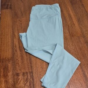 Women's Light Blue Leggings By Yvette Size 14